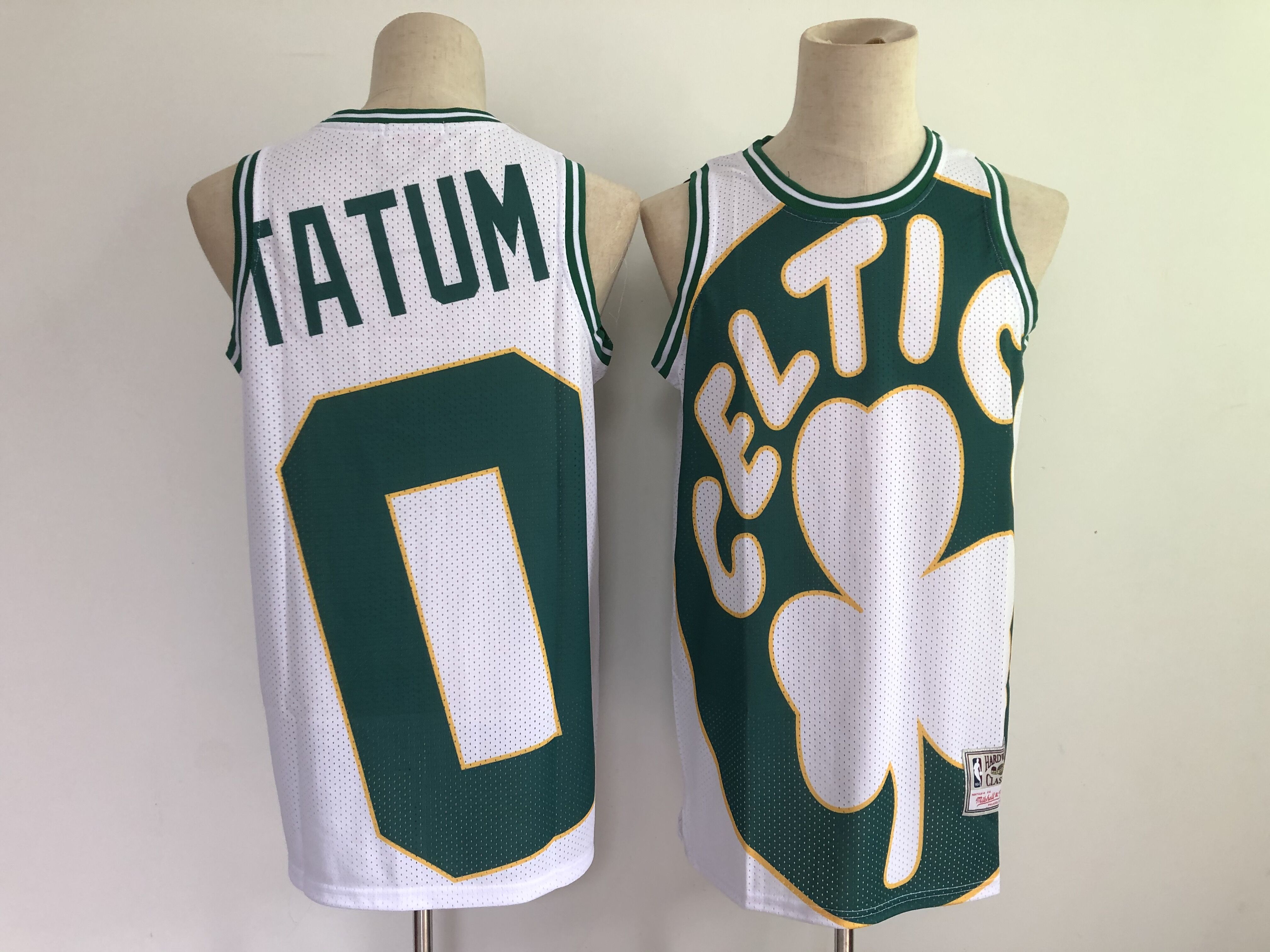 2021 Men Boston Celtics #0 Tatum big face white NBA Jersey->denver nuggets->NBA Jersey